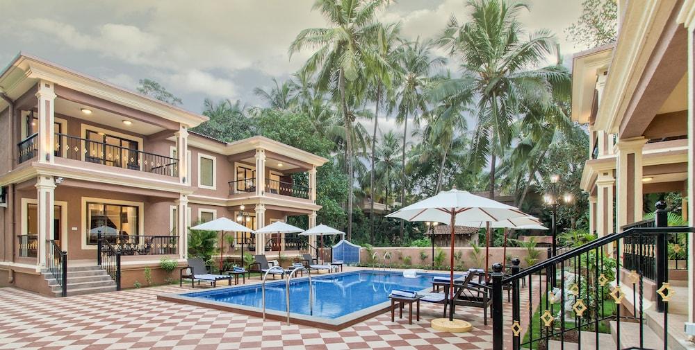 Seashell Suites And Villas- Candolim Goa Bagian luar foto
