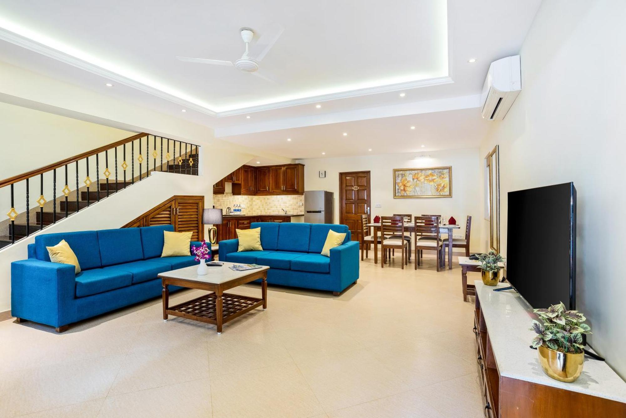 Seashell Suites And Villas- Candolim Goa Bagian luar foto